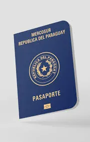 Second passport held in hand